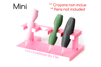 Support pour 4 crayons, standard ou mini (crayons non inclus)